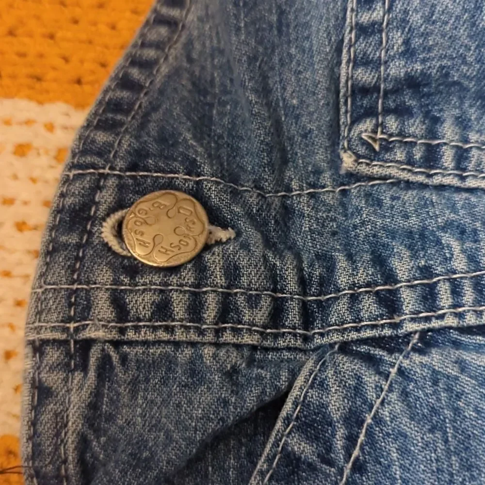 Oshkosh bgosh vintage denim blue‎ overalls size 4T